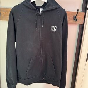 Epic Games Zip Hoodie from company store, Made in USA